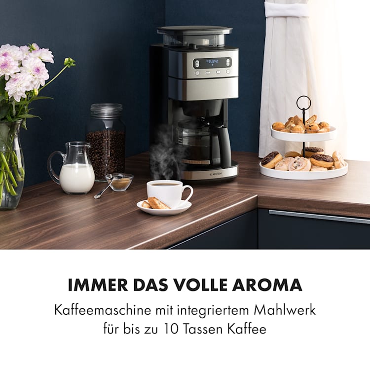 Aromatica Taste 10 Kaffeemaschine Kegelmahlwerk 10 Tassen