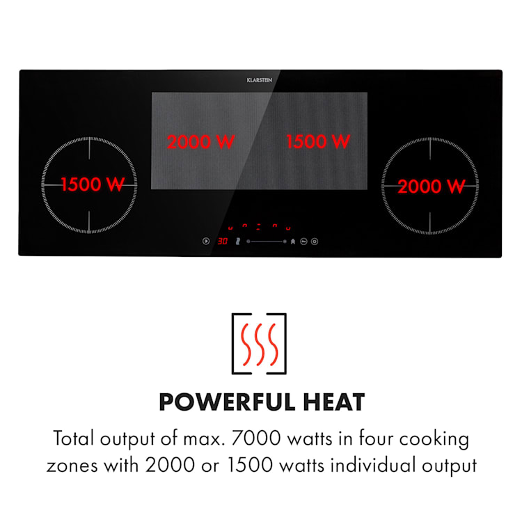 Delicatessa 90 Slim, Piano Cottura a Induzione, 4 Zone, Autonomo, 7000W