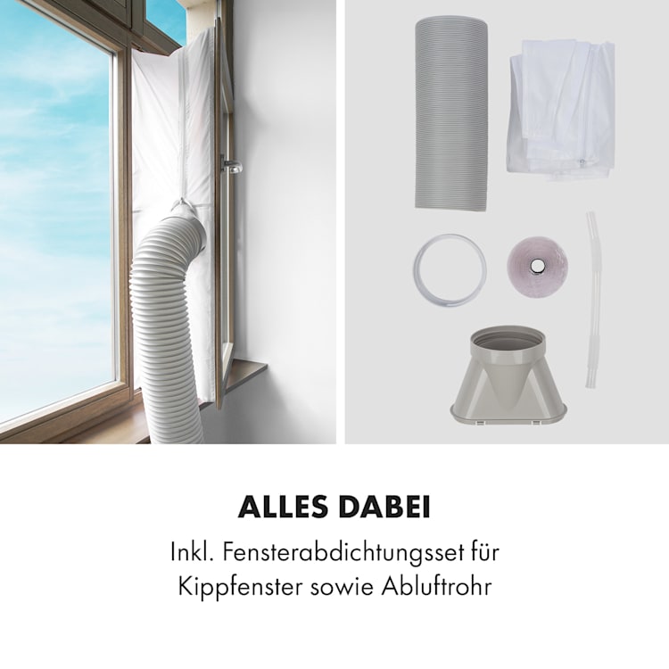 Kraftwerk Smart 10K Klimaanlage 3-in-1 10000 BTU App-Steuerung Fernbedienung 10.000 BTU | Roségold