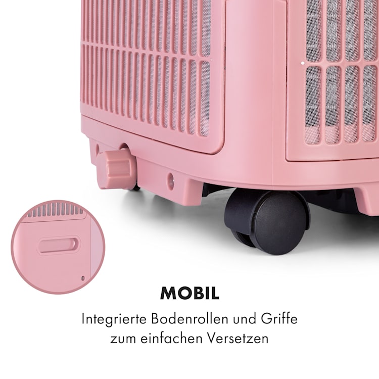 Kraftwerk Smart 12K Klimaanlage 3-in-1 12000 BTU App-Steuerung Fernbedienung 12.000 BTU | Roségold