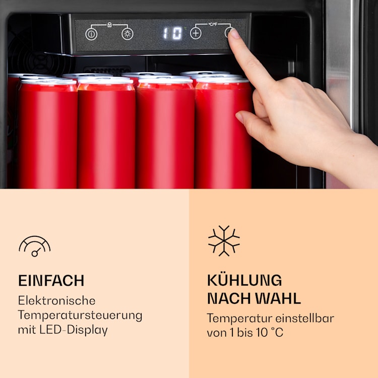 OpenAir Outdoor-Kühlschrank 90 Liter 1-10 °C wetterfest Einbaufähig