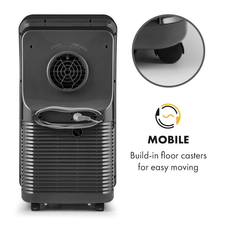 Metrobreeze New York Smart 7k, Mobile Air Conditioner, 7000 BTU / 2.1 kW, EEC A, Remote Control 7000 BTU | Black