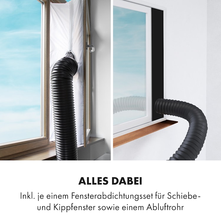 Metrobreeze New York Smart 7k mobile Klimaanlage 7000 BTU/2,1 kW EEC A Fernbedienung 7.000 BTU | Blue Lilac