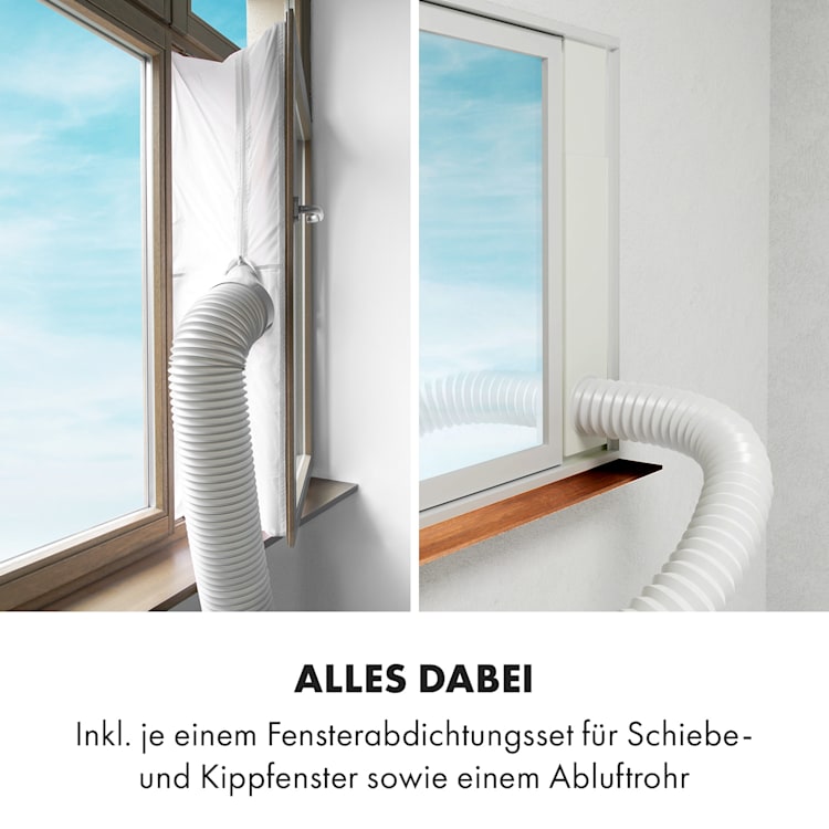 Metrobreeze New York Smart 12k mobile Klimaanlage 12000 BTU / 3,5 kW EEC A Fernbedienung Weiß | 12.000 BTU