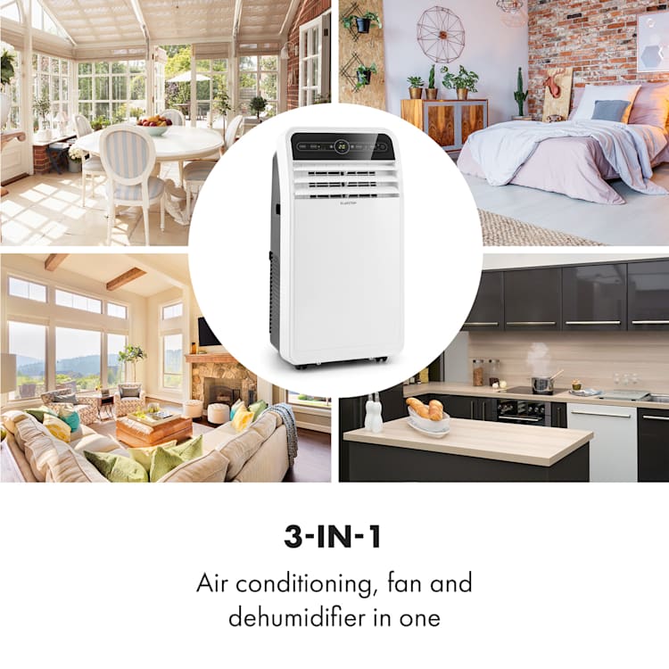 Metrobreeze New York Smart 12k, prijenosna klima, 12000BTU / 3,5 kW, energetski razred A, daljinski upravljač 12.000 BTU | Bijela