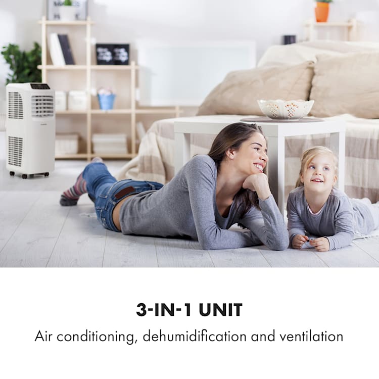 Pure Blizzard Smart 7k, mobil klíma, 7000 BTU / 2,1 kW, A energiahatékonysági osztály, távirányító 7.000 BTU | Fehér