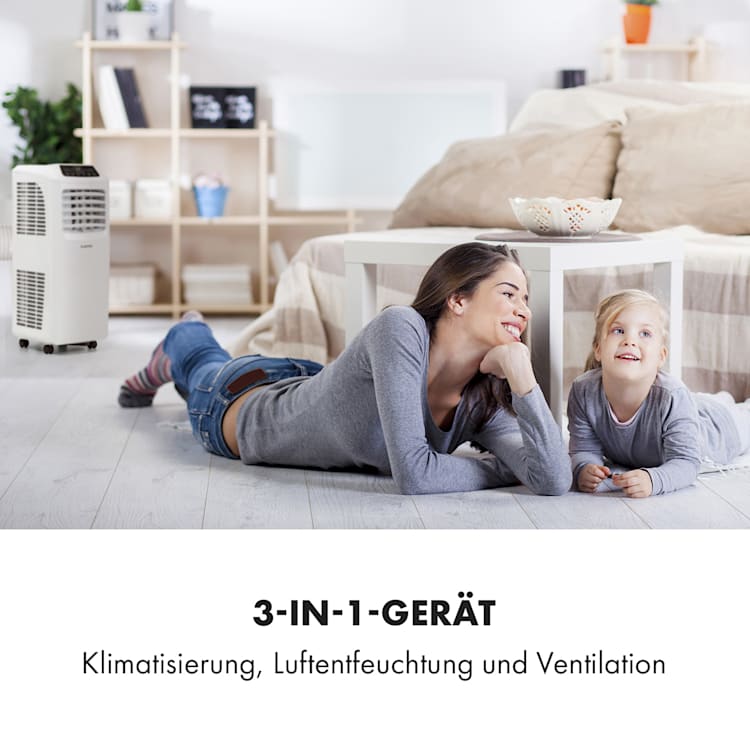 Pure Blizzard Smart 9k mobile Klimaanlage 9000 BTU/2,6 kW EEC A Fernbedienung 9.000 BTU | Weiß