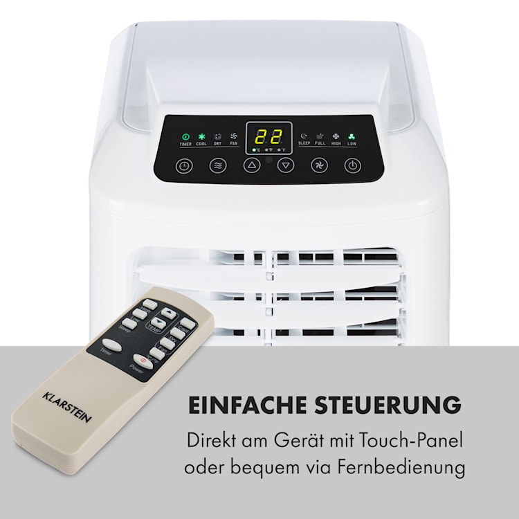 Pure Blizzard Smart 9k mobile Klimaanlage 9000 BTU/2,6 kW EEC A Fernbedienung 9.000 BTU | Weiß