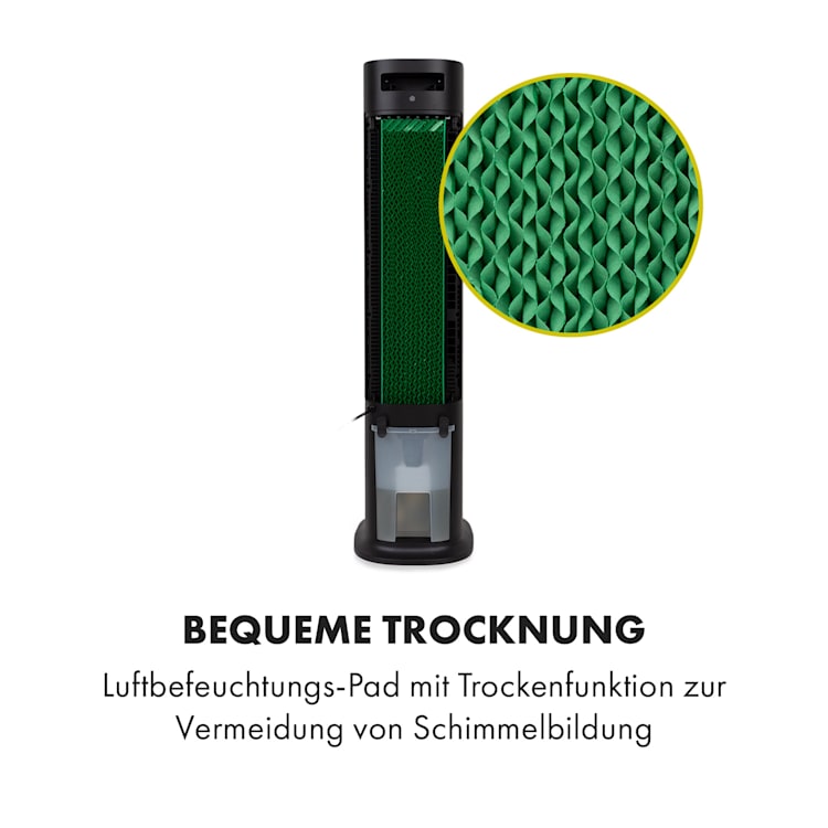 Skytower Grand Smart Luftkühler 80W 480 m³/h 8 Liter mobil Schwarz