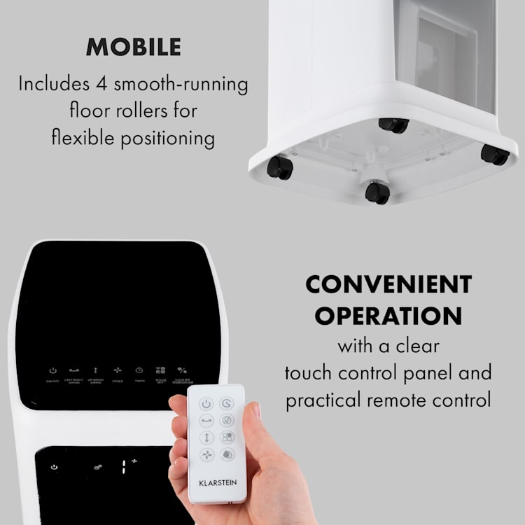 Skytower 360 ° Smart, Air Cooler, 60W, 450 m³ / h, 6 Litres, Mobile