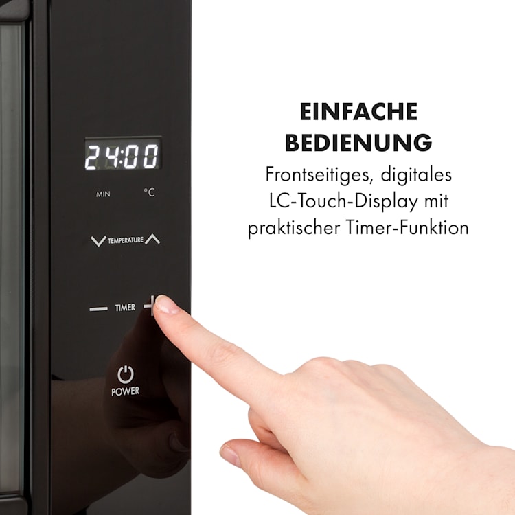 Mega Jerky Dörrautomat 650W 50-80°C LC-Touch-Display Timer