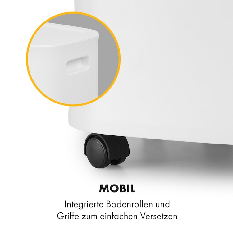 Iceberg Breeze 2-in-1 Luftkühler 65 Watt 283 m3/h 10 L Tank 2 Kühlakkus Weiß