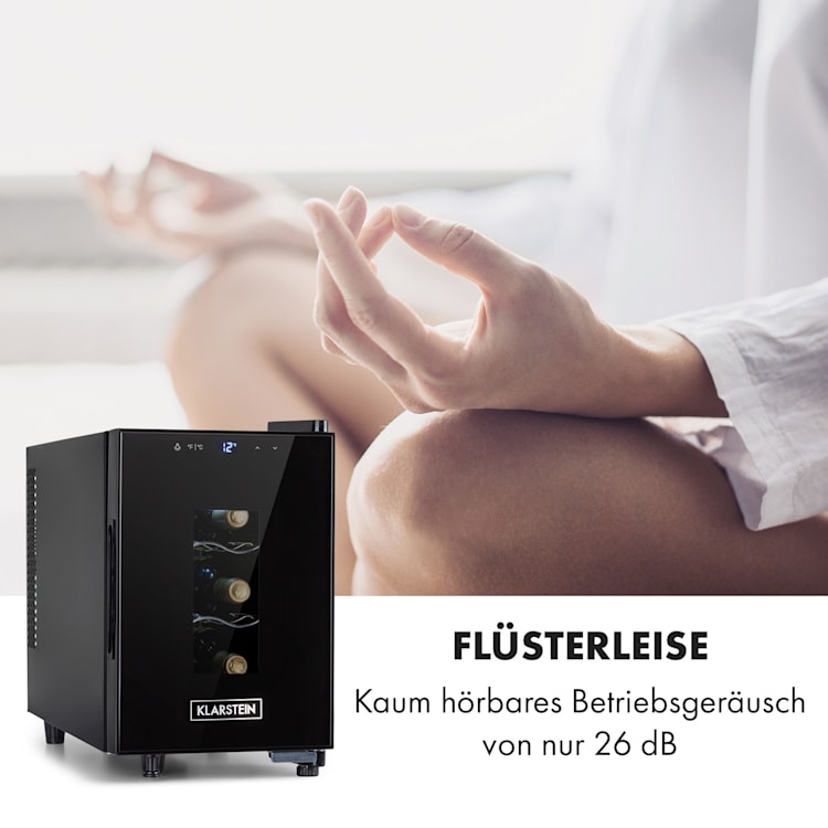 Bellevin 6 Uno Weinkühlschrank 17 Liter 11-18 °C SingleZone LED