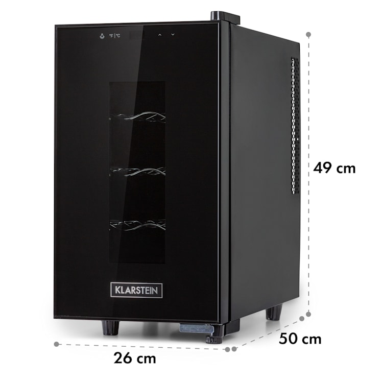 Bellevin 8 Uno Weinkühlschrank 23 Liter 11-18 °C LED Touch SingleZone
