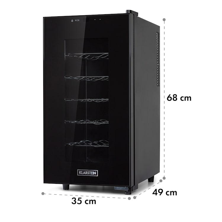 Bellevin 18 Uno Weinkühlschrank 50 Liter 11-18 °C LED Touch SingleZone