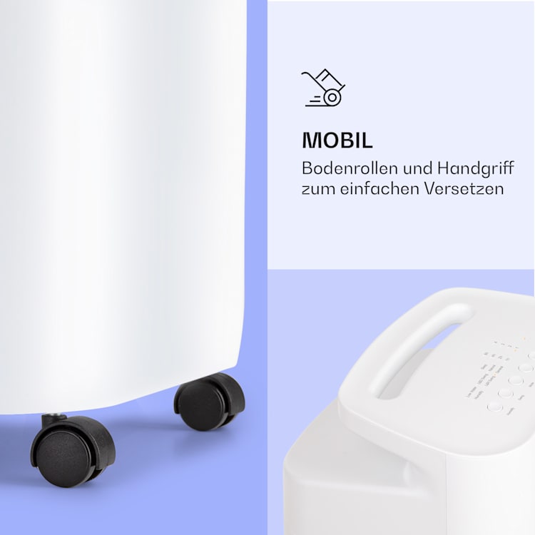 IceWind Max 3-in-1 Luftkühler 330 m³/h 60W Oszillation 6 Ltr Timer Fernbedienung Weiß