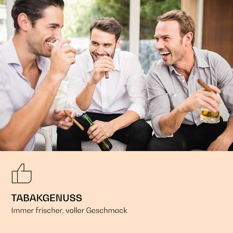 Klarstein El Presidente 37 Zigarren-Humidor 37L 2 Einschübe 1 Fach Zedernholz Silber