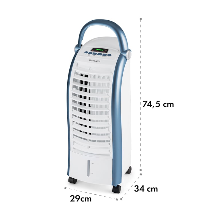 Maxfresh Ocean Ventilator Luftkühler 6L 65W Fernbedienung 2x Eispack Weiß / blau