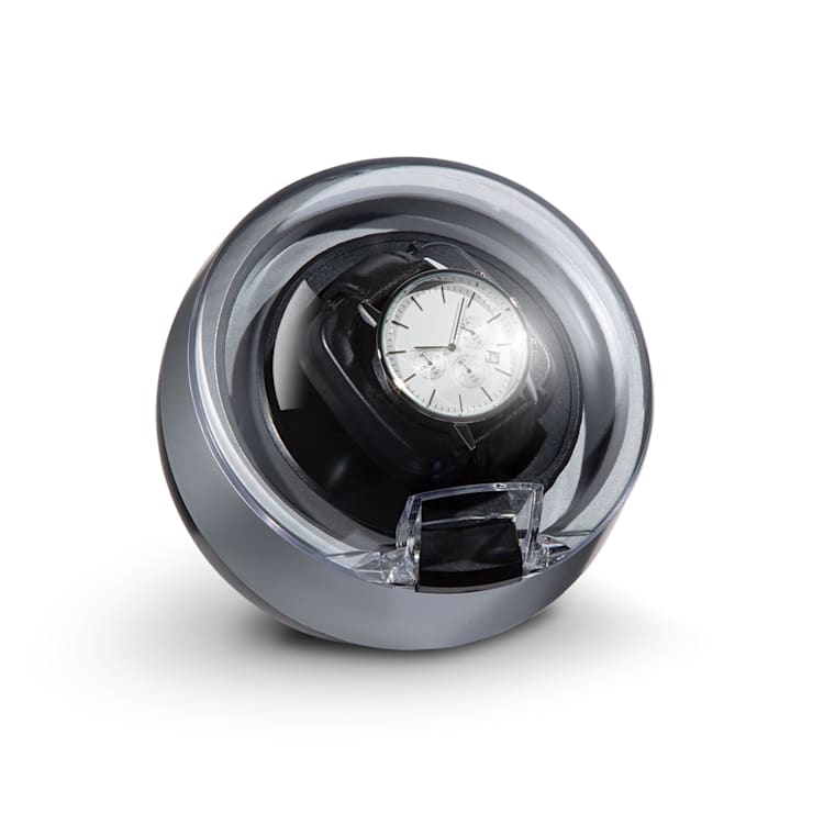 St. Gallen ll Remontoir de montres Premium 4 vitesses 3 modes de rotation Argent