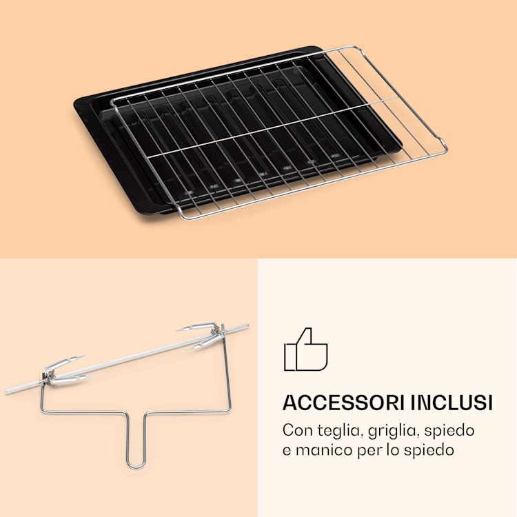 VaporChef, forno a vapore, 230 °C, 31 l, pannello di controllo touch