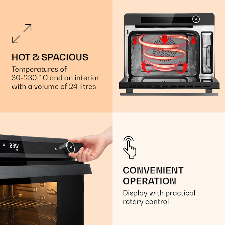VaporChef, parna pećnica, 230 ° C, 24 l, dodirna upravljačka ploča