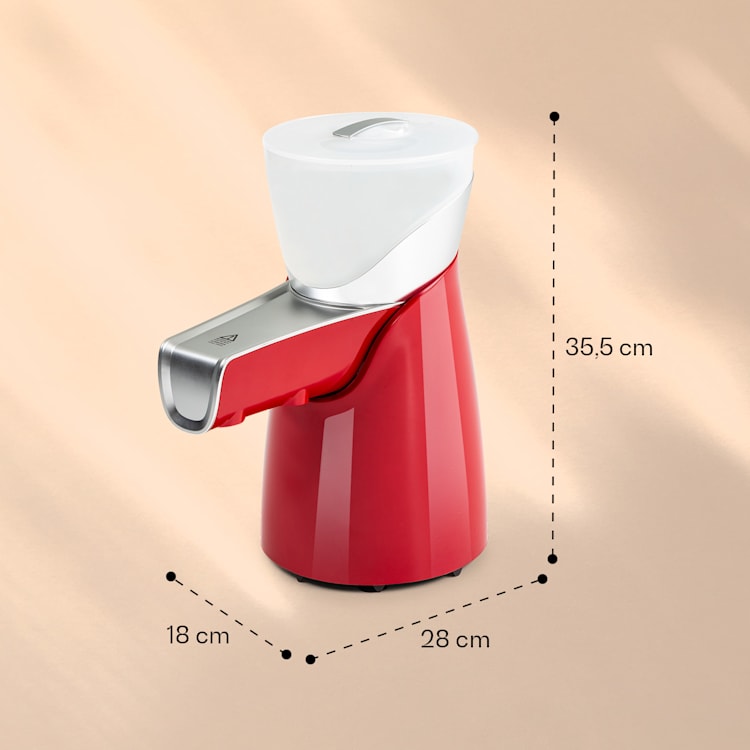 Olivia oliepers koude pers 650w 700g 2 persschroeven Rood