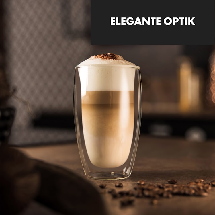 Glaswerk Carajillo doppelwandige Thermogläser 450 ml handgemacht Borosilikatglas