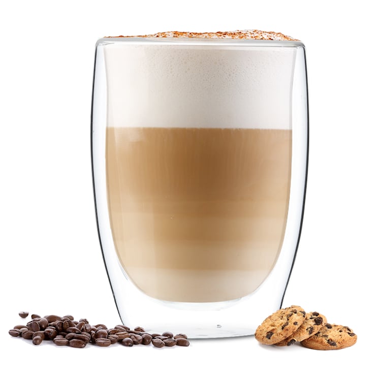 Jesolo verres thermos à double paroi en verre borosilicaté fait main 350 ml ensemble de 4