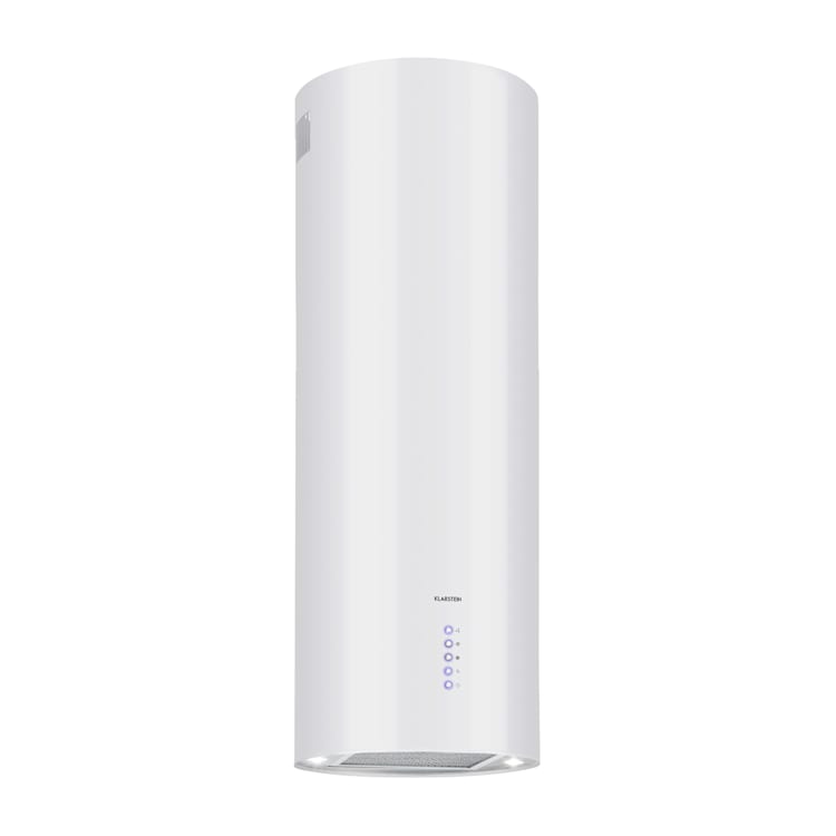Barella Dunstabzugshaube 35,5 x 93,5 x 43 cm Umluft 557 m³/h LED Aktivkohlefilter Weiß