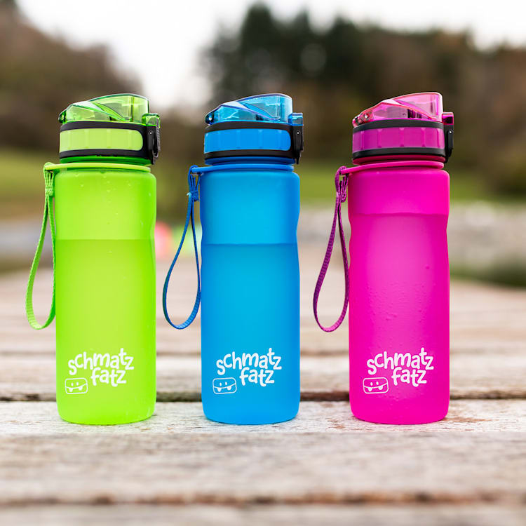 schmatzfatz Trinkflasche Sportflasche 500 ml 24 cm Tritan 500 ml | Lila
