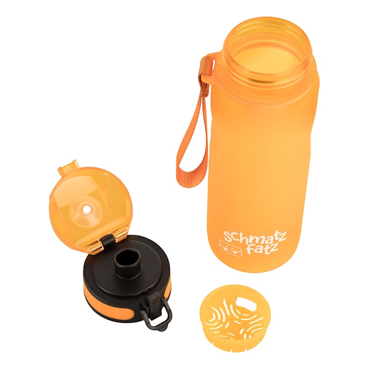 schmatzfatz, ivópalack, sportpalack, 500 ml, 24 cm, Tritan 500 ml | Narancs