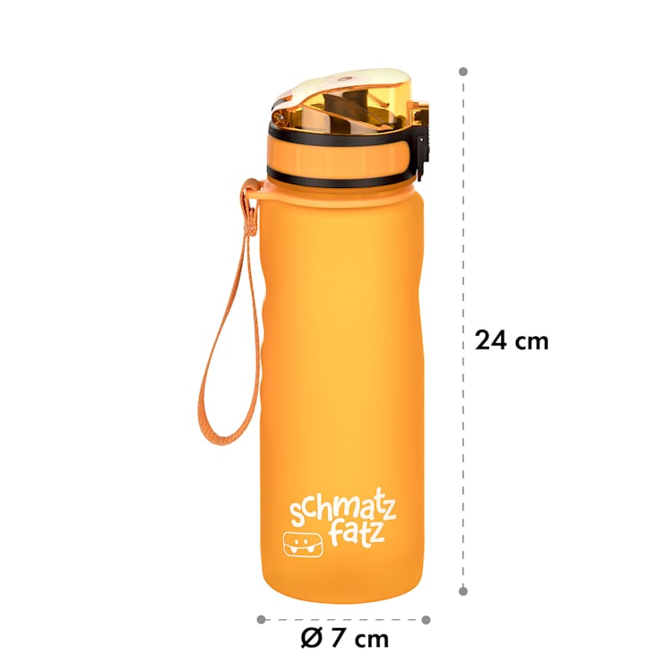 schmatzfatz, ivópalack, sportpalack, 500 ml, 24 cm, Tritan 500 ml | Narancs