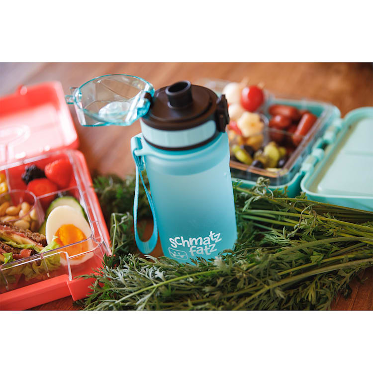 schmatzfatz Trinkflasche Sportflasche 350 ml 18 cm Tritan 350 ml | Türkis