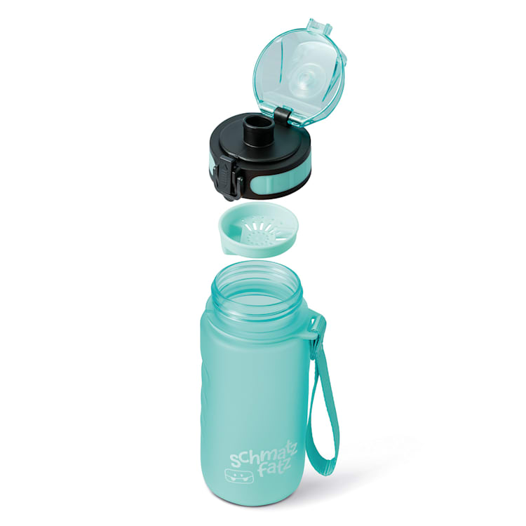 schmatzfatz Trinkflasche Sportflasche 350 ml 18 cm Tritan 350 ml | Türkis