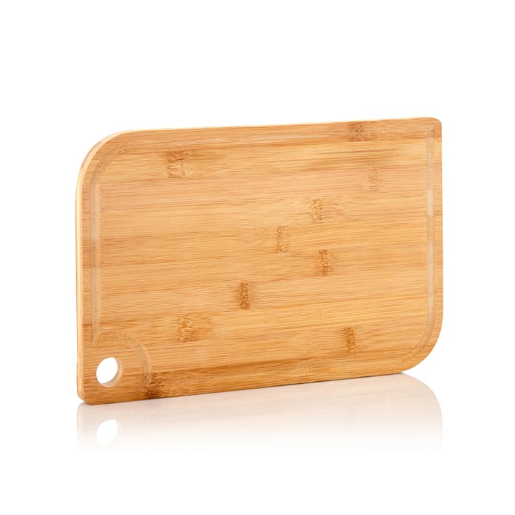 Batvik Bambus-Schneidebrett 40 x 1,5 x 29 cm (BxHxT) messerschonend Saftrille XL