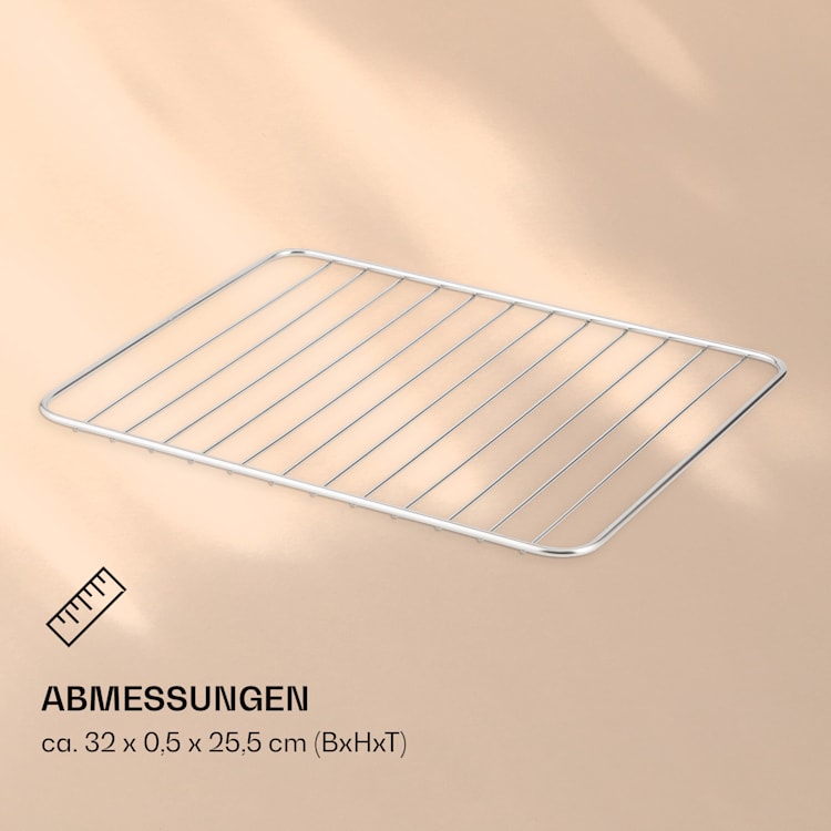 AeroVital Jumbo Heißluftfritteuse Grillrost Edelstahl