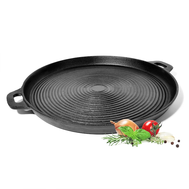 Canadienne round grill pan ripped 35 x 3 cm (ØxH) cast iron