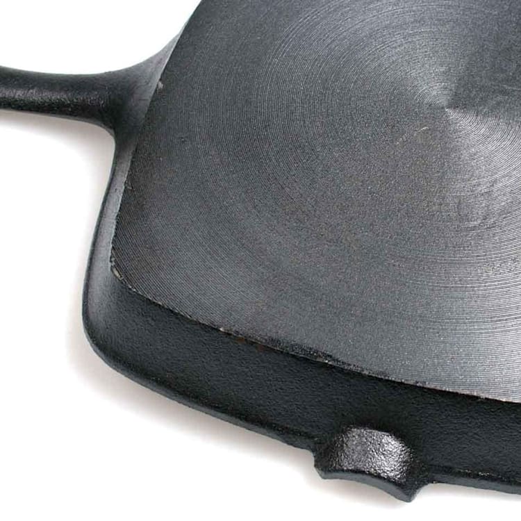 Malvi poêle à frire 22.5 cm fonte carrée rainurée pré-cuite 22.5x5x22.5cm rainure