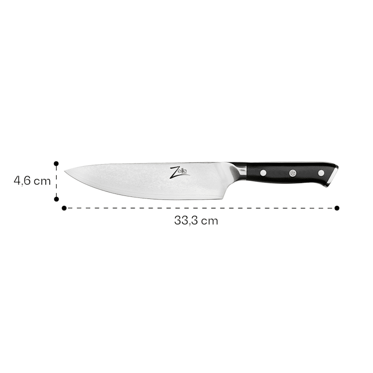 Couteau de chef de 8" de la série japonaise Alpha-Royal acier de Damas 8" Couteau de cuisinier