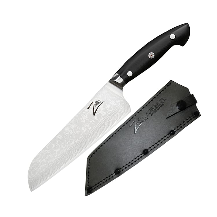 Couteau Santoku de 7" série Executive-Plus 61 HRC acier de Damas Santoku knife