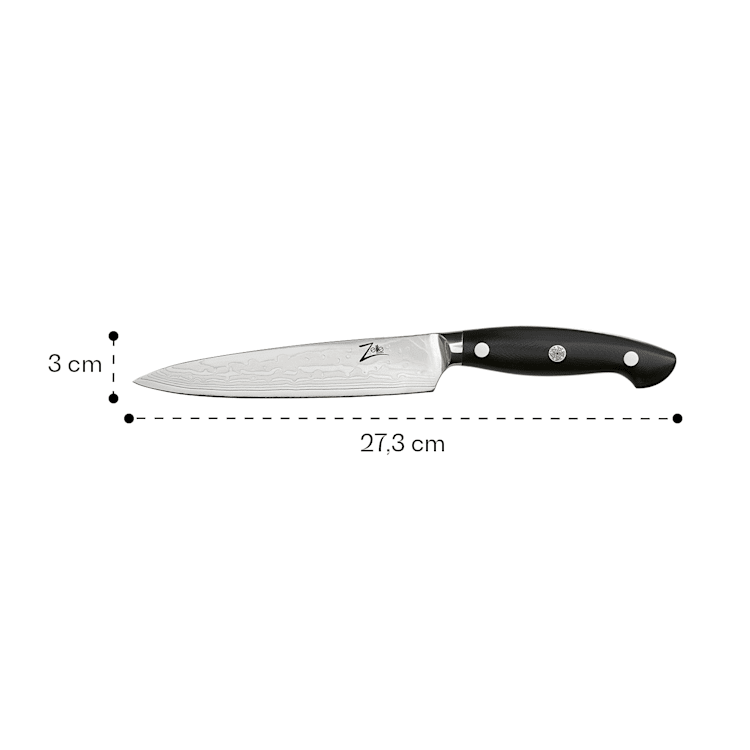 Executive-Plus Serie 6" Allzweckmesser 61 HRC Damaszenerstahl Allzweckmesser