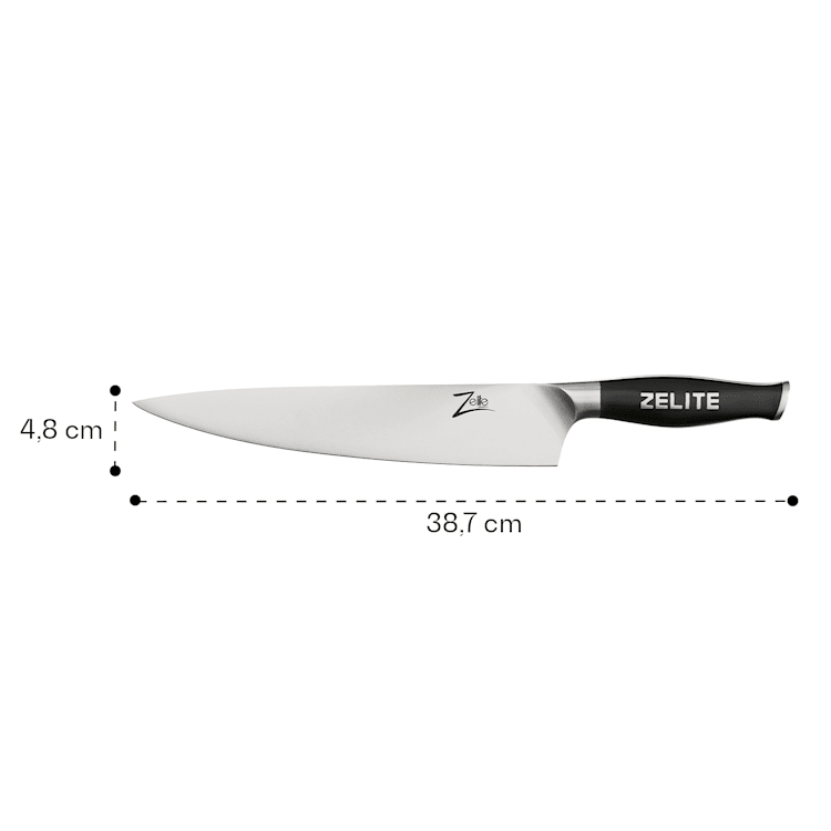 Couteau de chef 10" série Comfort Pro 56 HRC inox 10" Couteau de cuisinier