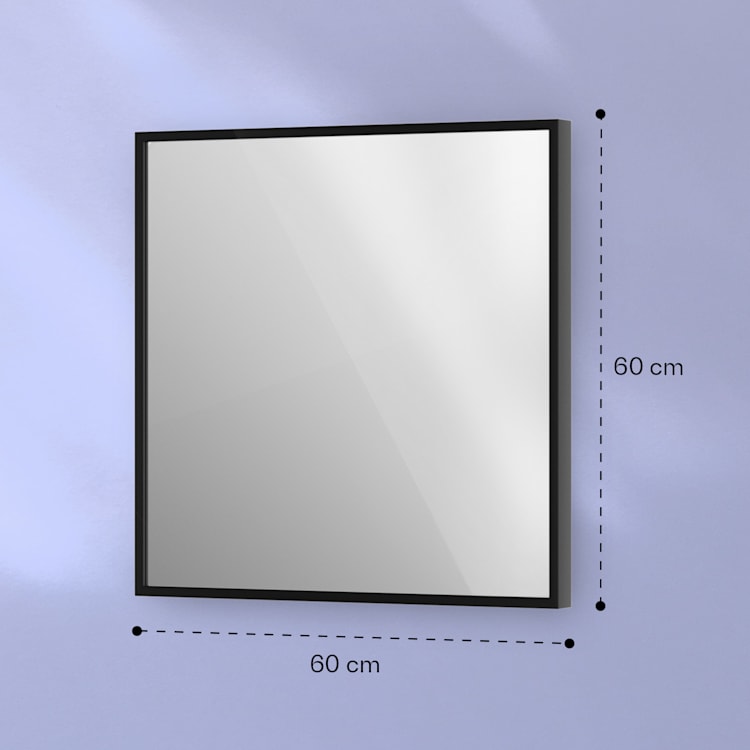 La Palma 500 smart 2-in-1 Heizgerät Infrarot Konvektor 60x60cm 500W Spiegelfront 500 W (60 x 60 cm) | Schwarz