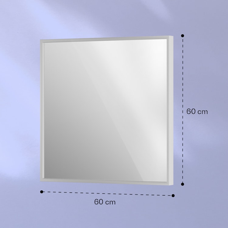 La Palma 500 smart 2-in-1 Heizgerät Infrarot Konvektor 60x60cm 500W Spiegelfront 500 W (60 x 60 cm) | Silber