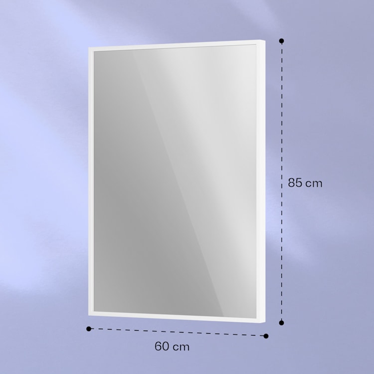 La Palma 750 smart 2-in-1 Heizgerät Infrarot Konvektor 85x60cm 750W Spiegelfront 750 W (60 x 85 cm) | Weiß