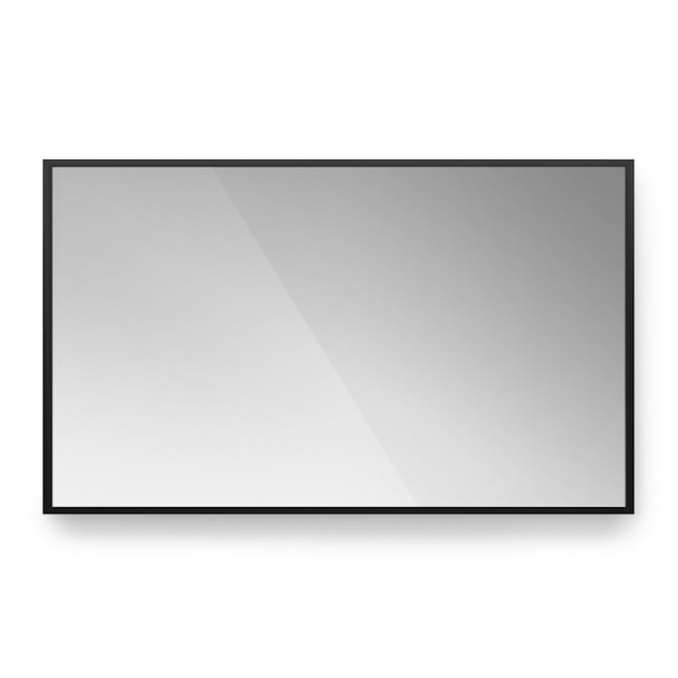 La Palma 1000 smart 2-in-1 Heizgerät Infrarot Konvektor 120x60cm 1000W Spiegel 1000 W (60 x 120 cm) | Schwarz