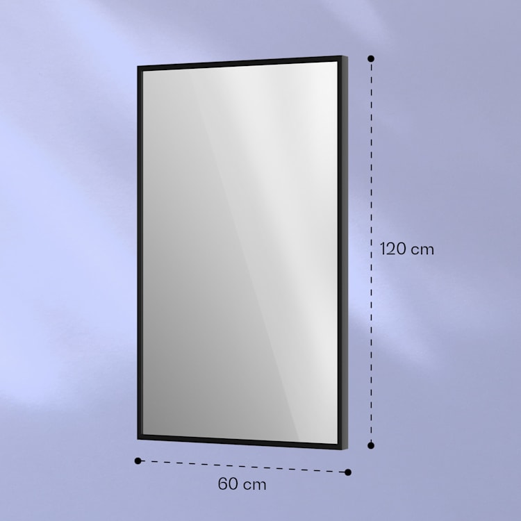 La Palma 1000 smart 2-in-1 Heizgerät Infrarot Konvektor 120x60cm 1000W Spiegel 1000 W (60 x 120 cm) | Schwarz