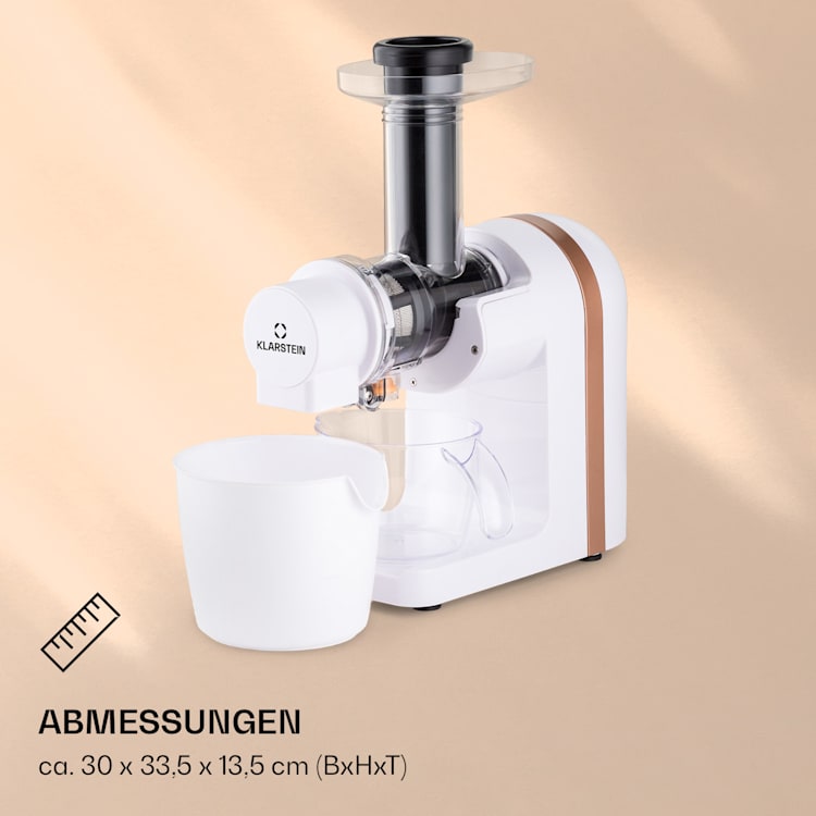 Bella Elegance Saftpresse 200 W 400 ml BPA-frei Weiß