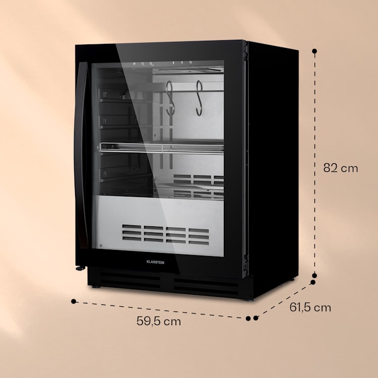Steakhouse Pro 98 Onyx Fleischreifeschrank 1 Zone 98 L 1-25°C Touch Panorama Onyx