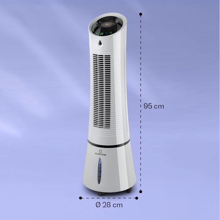 Skyscraper Ice Smart, 4-in-1, Răcitor de aer și ventilator, WiFi, 210m³/h, telecomandă de la distanță Gri